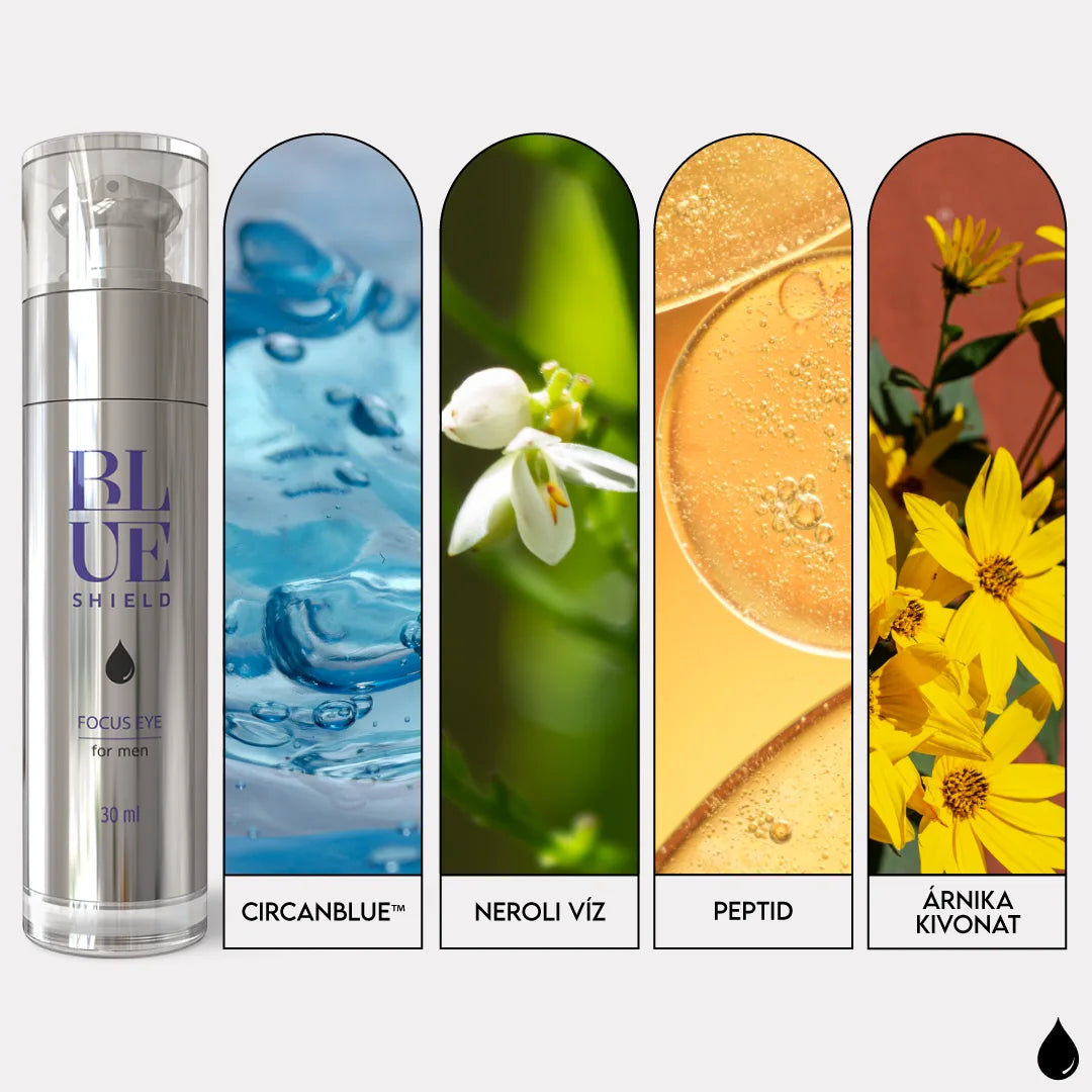 Focus Eye - Férfi Kék Fényt Szűrő Szemkörnyékápoló