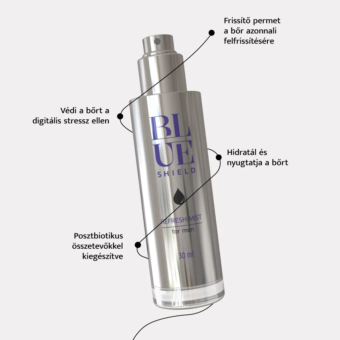 Refresh Mist - Férfi Kék Fényt Szűrő Arcpermet